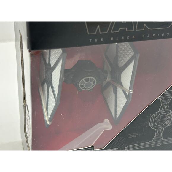 Star Wars Black Series Titanium First Order TIE Fighter Sealed w/ Box Wear - Picture 2 of 9
